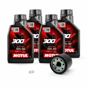 4 Liter RSV4 Tuono V4 Maintenance Kit With Motul 300V 15W50