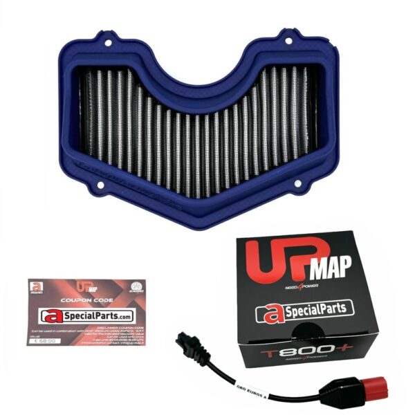 Kit Grt stage 2 airbox Aprilia Tuareg 660 con filtro aria Sprint Filter T12 e Upmap