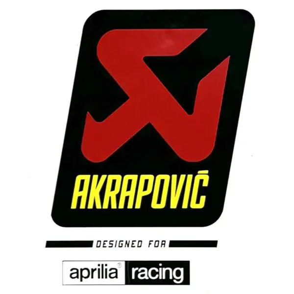 Genuine decal  Aprilia 2B006315 by Akrapovic