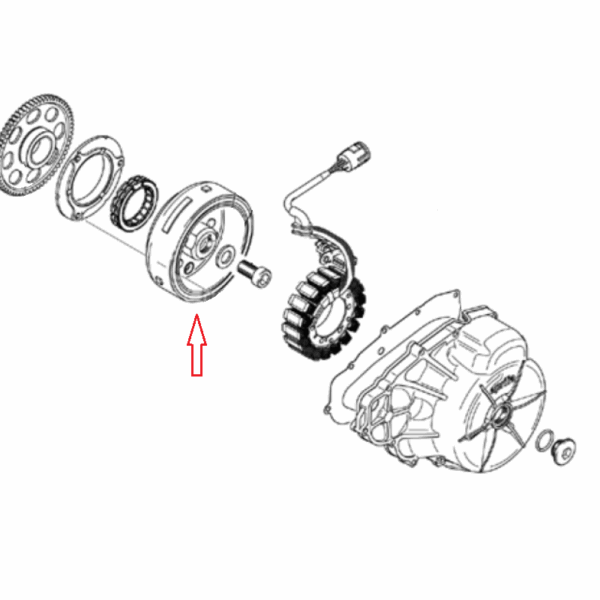 Aprilia Flywheel Puller part no. AP0277730 for V2 - V60 engines