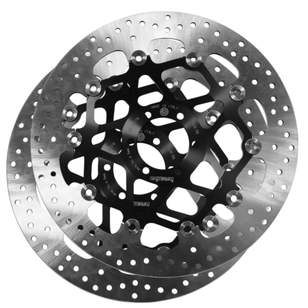 Coppia Dischi Freno Anteriori Brembo Flottanti Serie Oro 330 Mm