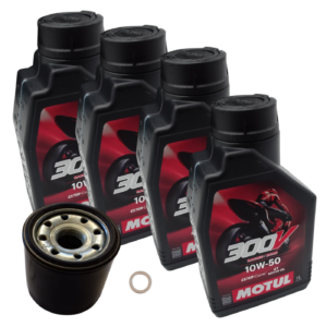 4 Liters Rsv4 Tuono V4 service kit With Motul 300V 10w50