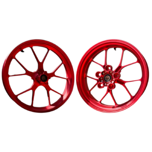 Forged Wheels Set Red Oem Aprilia Rsv4
