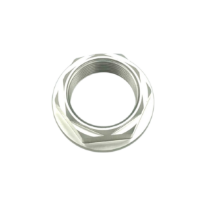 Dado Ruota Anteriore In Ergal 7075 Per V4 V2 Anodizzato Argento
