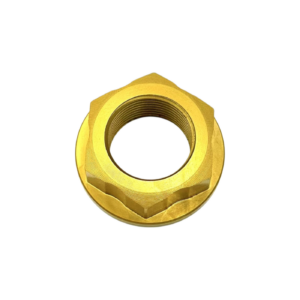 Rear Wheel Nut In Gold Anodized Ergal 7075 For All 660