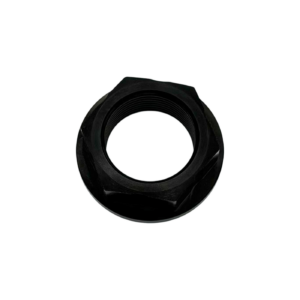 Rear Wheel Nut In Black Anodized Ergal 7075 For V4 V2