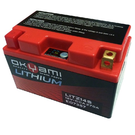 Batteria Litio Okyami 14ah