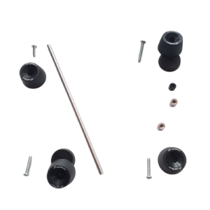 Lightech black front & rear axle sliders WAPAP402NER for Rs660 - Tuono 660