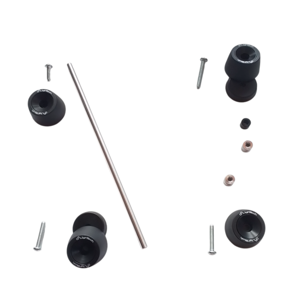 Protezione perni ruota Lightech neri WAPAP402NER per Rs660 - Tuono 660