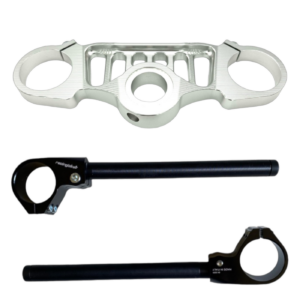 Kit Racing of FlyHammer triple clamp and clip-ons Racingbike for Rs660