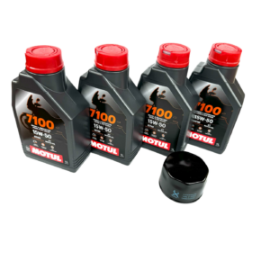 Kit Tagliando Shiver Dorsoduro 750 900 1200 Caponord 1200 Con Motul 7100 15w50