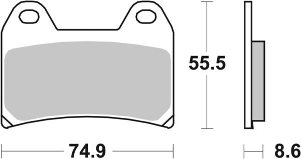PASTIGLIE BREMBO 07BB19SA BREMBO PADS