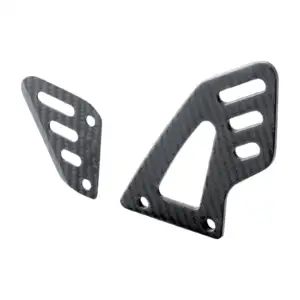 Aprilia 895318 Carbon Heel Guards for Rider Footrests