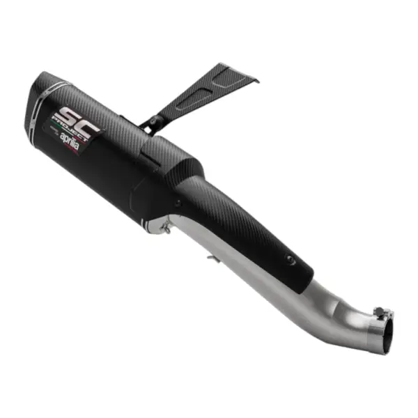 Silenziatore slip-on SC Project omologato per RSV4 E5+Tuono V4