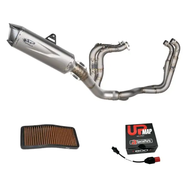 Racing Stage 3 Kit per RSV4 2021-2024 (USA 2025) con Spark Force Exhaust, Filtro Aria e UpMap