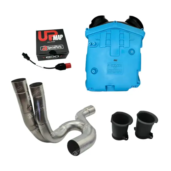Kit Racing Stage 3.5 Tuono V4 1100 E5+ 2025 (USA 2026) Collettori Arrow Titanio Decat 71806MI Airbox Cornetti UpMap